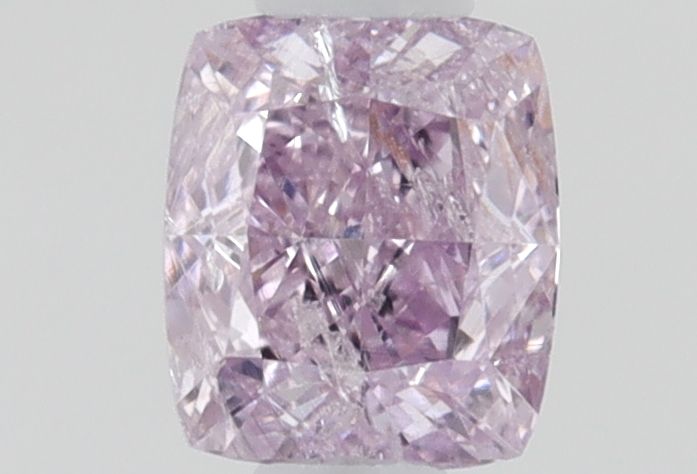 Cushion Fancy Intense Pink Purple Natural Diamond 0.15ct I2 loose diamond