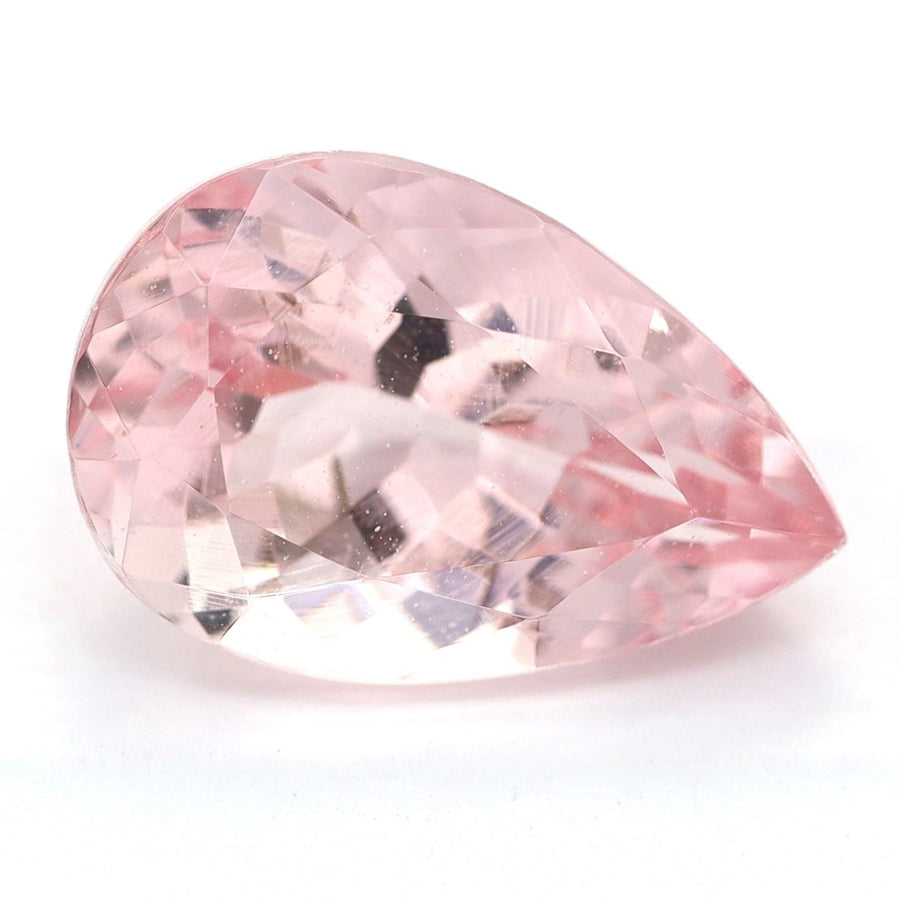 Pear Pink Morganite 3.07ct loose gemstone