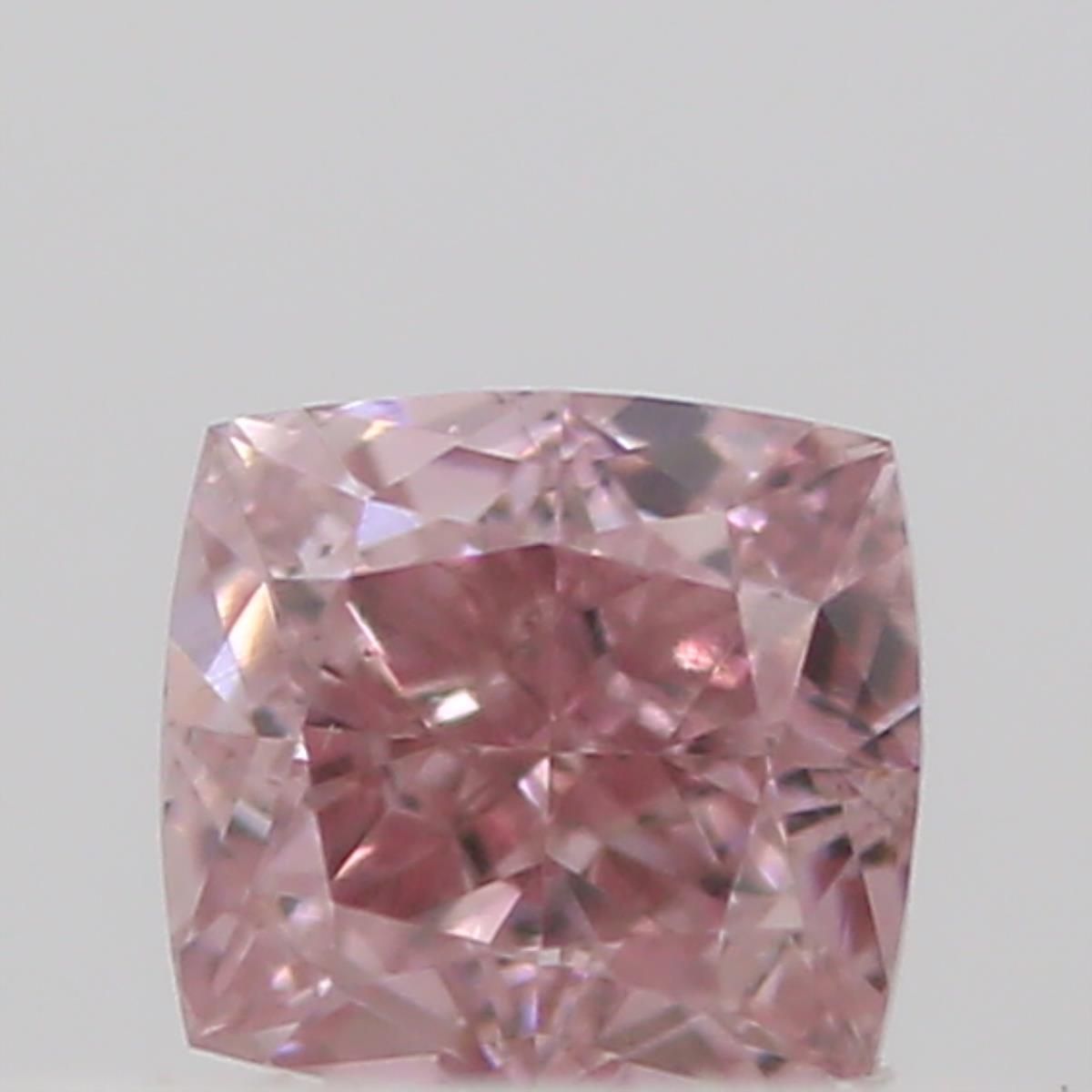 Cushion Fancy Intense Orangey Pink Natural Diamond 0.1ct loose diamond