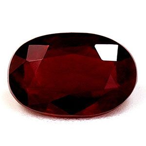Oval Red Ruby 0.99ct loose gemstone