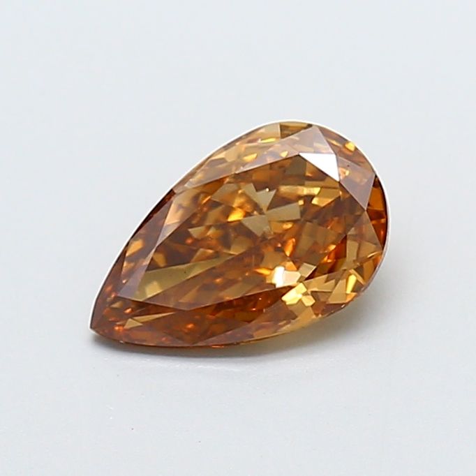 Pear Fancy Brown Lab-grown Diamond 1.01ct VS1 loose diamond