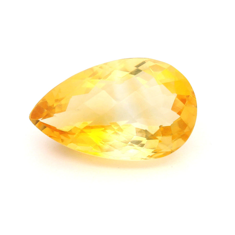 Pear Yellow Citrine 15.58ct loose gemstone