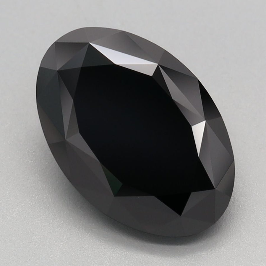 Oval Fancy Black Lab-grown Diamond 2.37ct loose diamond
