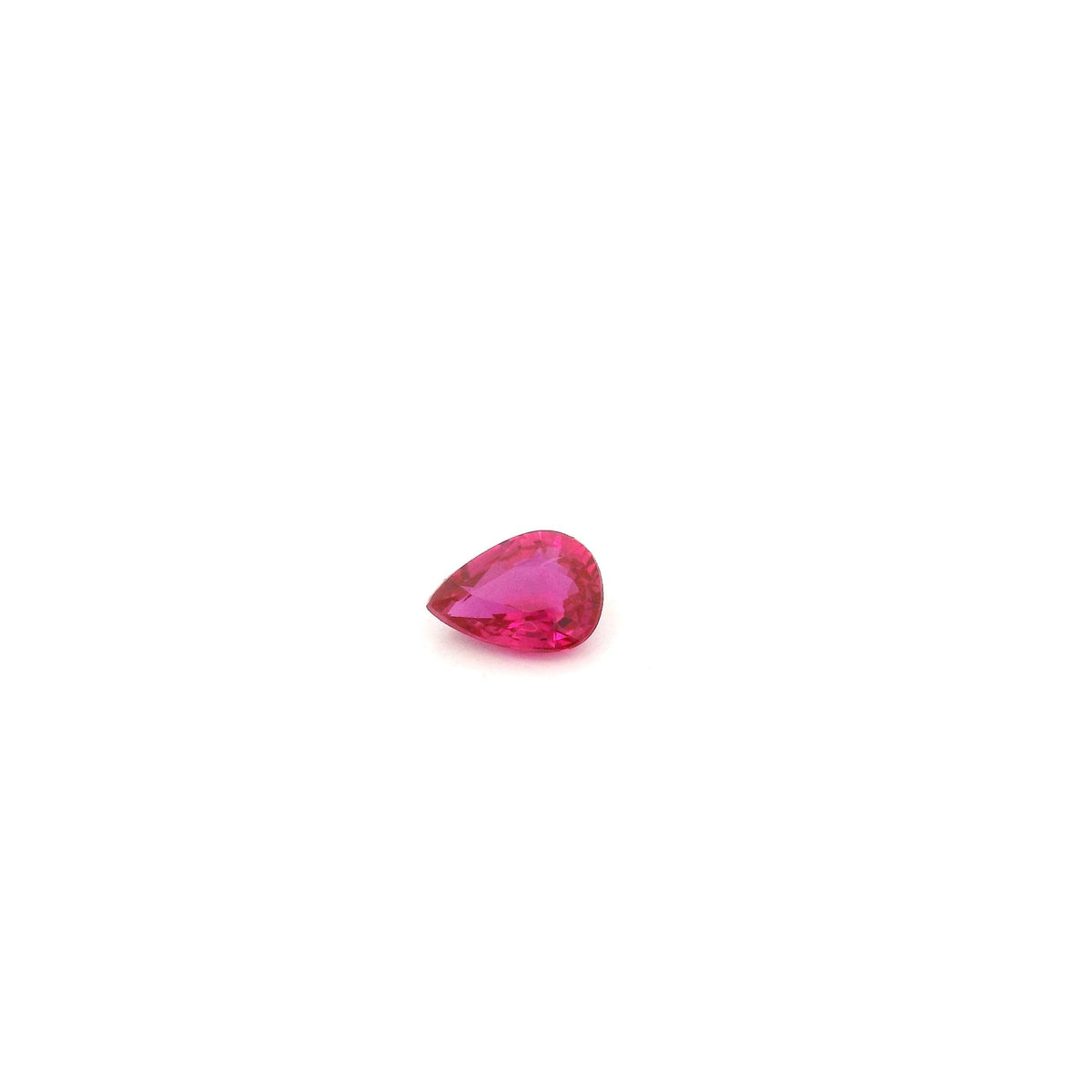 Pear Red Ruby 0.28ct loose gemstone