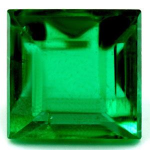 Square Green Emerald 1.04ct loose gemstone