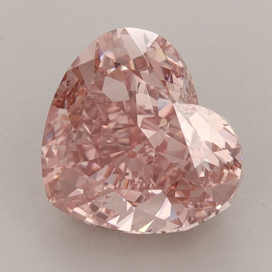 Heart Fancy Vivid Pink Lab-grown Diamond 4.27ct VS2 loose diamond