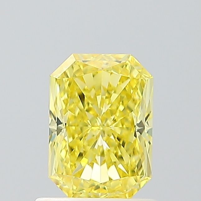 Radiant Fancy Vivid Yellow Lab-grown Diamond 1.06ct VVS2 loose diamond