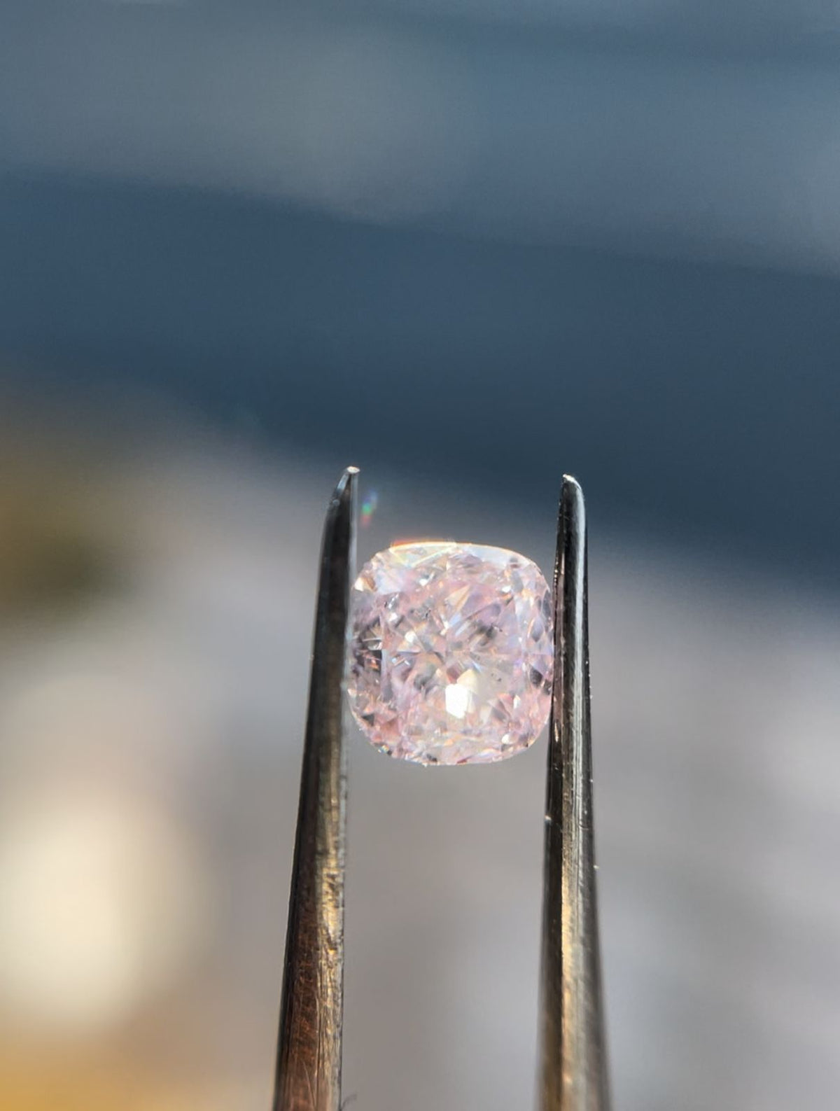 Cushion Fancy Light Pinkish Purple Natural Diamond 0.31ct SI2 loose diamond