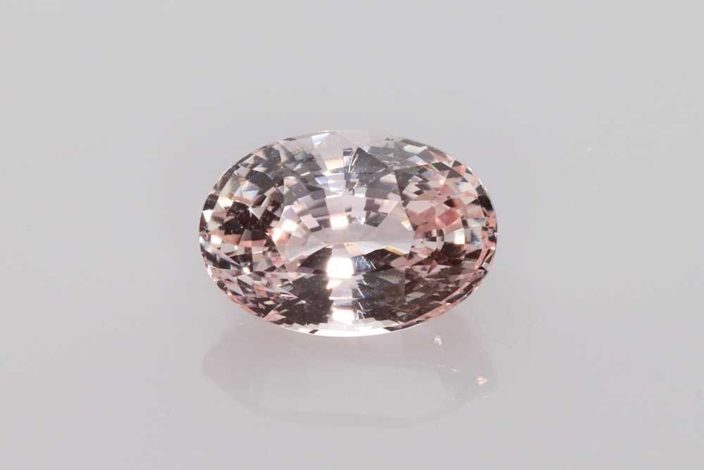 Oval Orange Sapphire 3.53ct loose gemstone