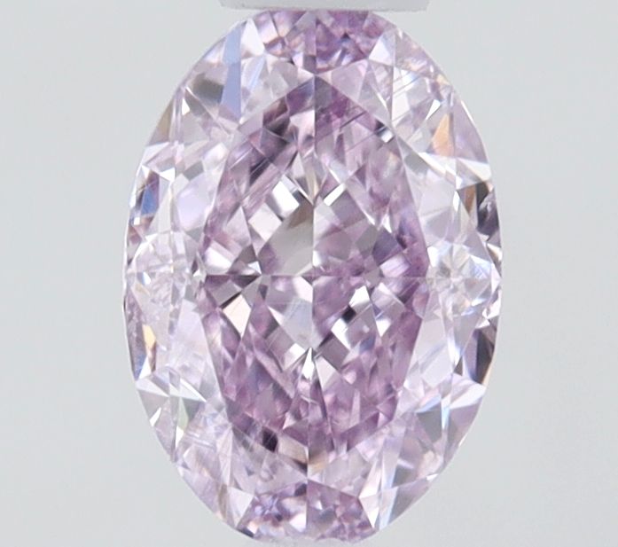 Oval Fancy Intense Pink Purple Natural Diamond 0.3ct SI1 loose diamond