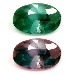 Oval Green Alexandrite 0.14ct loose gemstone