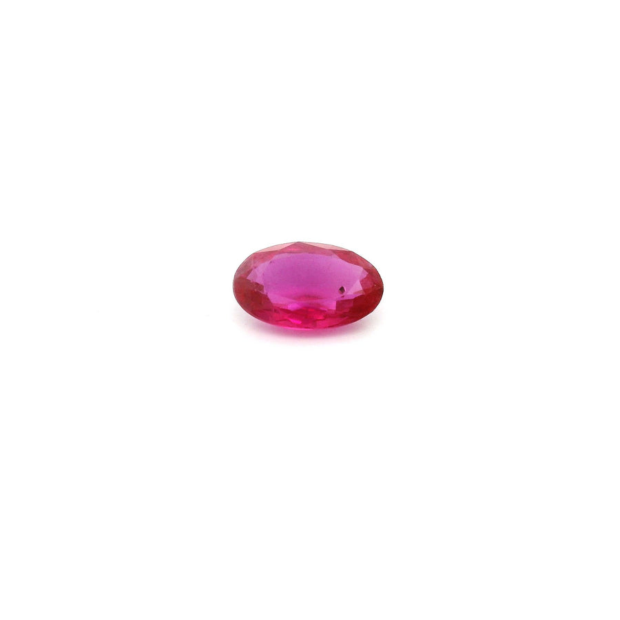 Oval Red Ruby 0.46ct loose gemstone