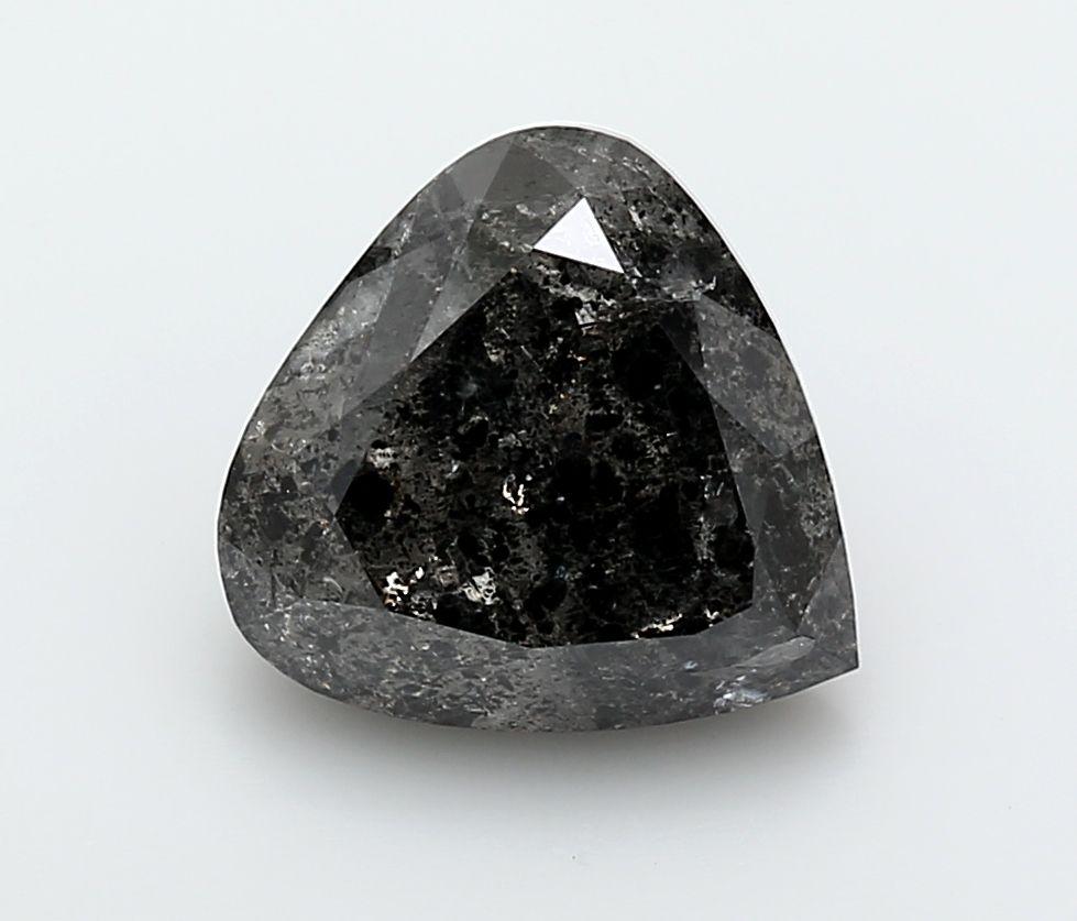 Heart Fancy Dark Gray Natural Diamond 5.35ct I3 loose diamond