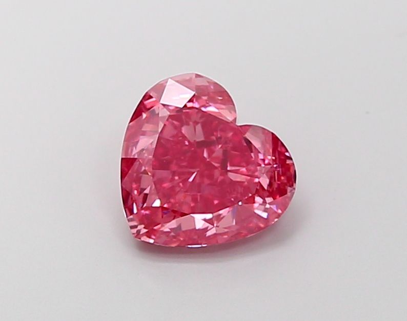 Heart Fancy Vivid Orange Lab-grown Diamond 2.04ct VS1 loose diamond