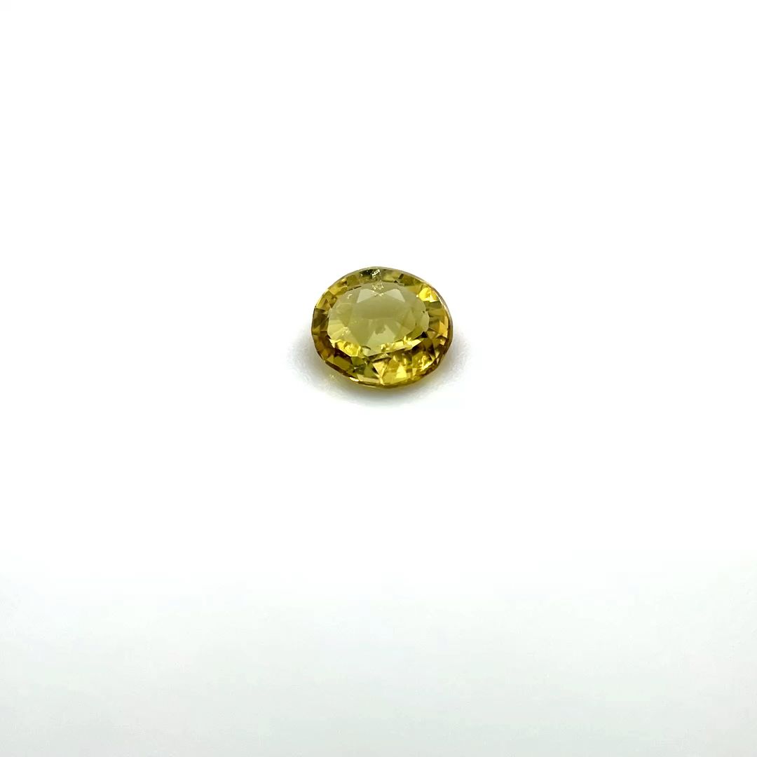 Oval Yellow Chrysoberyl 0.56ct loose gemstone