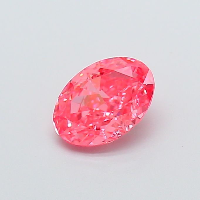 Oval Fancy Vivid Pink Lab-grown Diamond 1.03ct VVS2 loose diamond