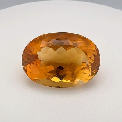 Oval Orange Citrine 11.23ct loose gemstone