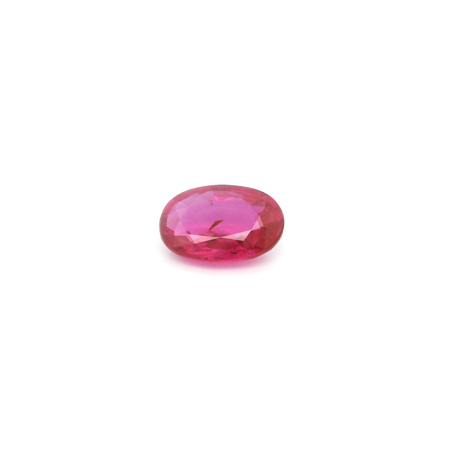 Oval Red Ruby 0.85ct loose gemstone
