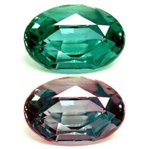 Oval Green Alexandrite 0.17ct loose gemstone