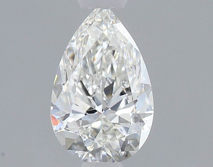 Pear Natural Diamond 0.50ct E VVS1