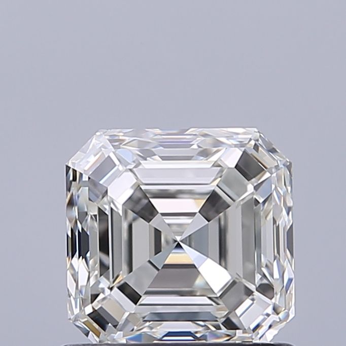 Asscher Natural Diamond 0.91ct F IF