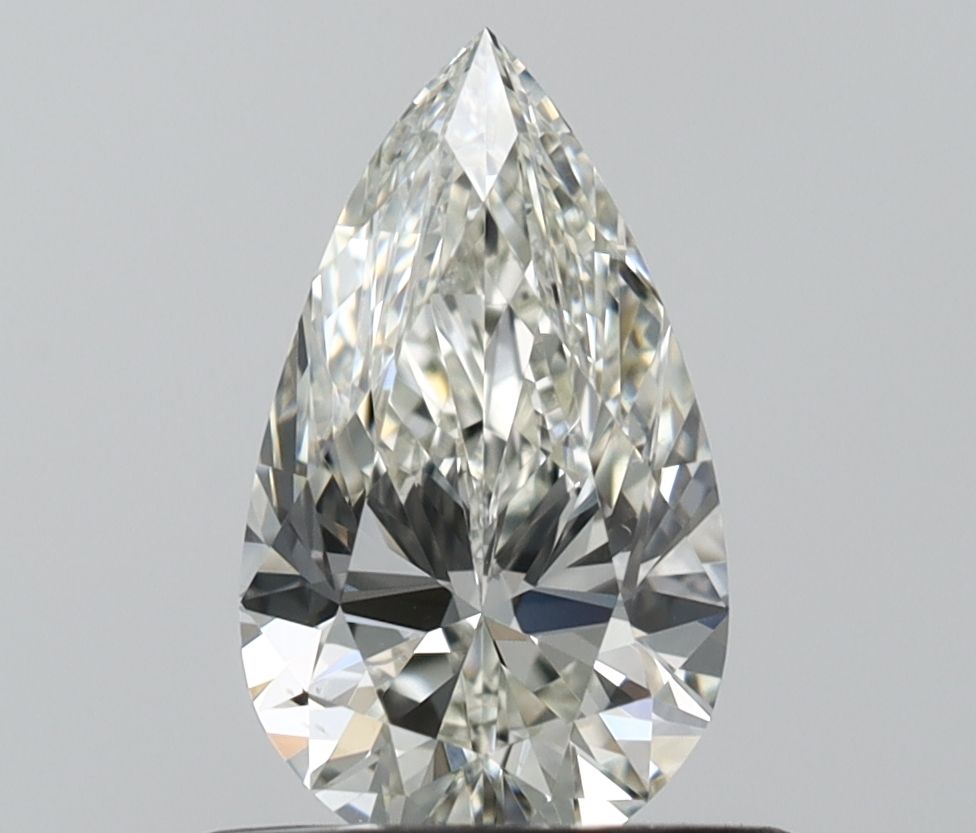 Pear Natural Diamond 0.60ct H VS1