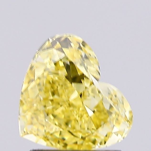 Heart Fancy Intense Yellow Lab-grown Diamond 1.51ct VS1 loose diamond