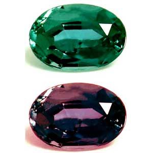 Oval Green Alexandrite 0.16ct loose gemstone