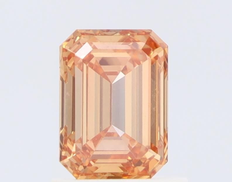 Emerald Fancy Orange Lab-grown Diamond 1.04ct VVS1 loose diamond