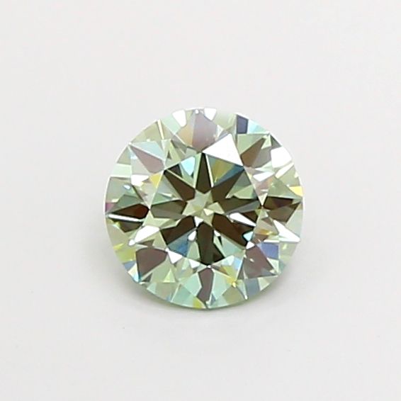 Round Fancy Vivid Green Lab-grown Diamond 1ct VVS2 loose diamond
