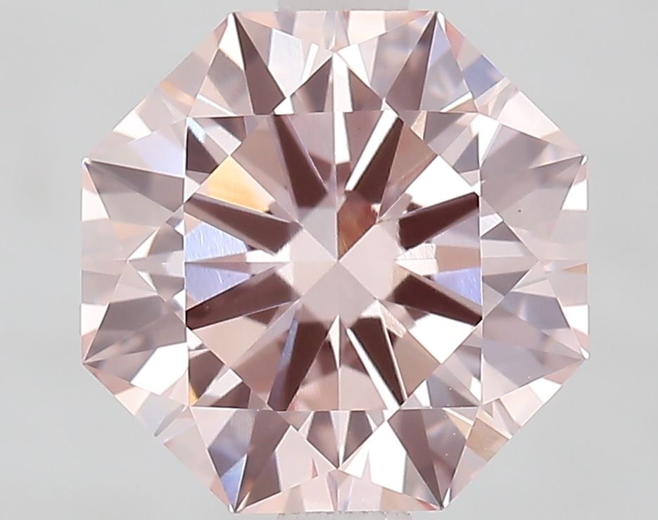 Octagonal Fancy Intense Pink Lab-grown Diamond 2.4ct VS1 loose diamond