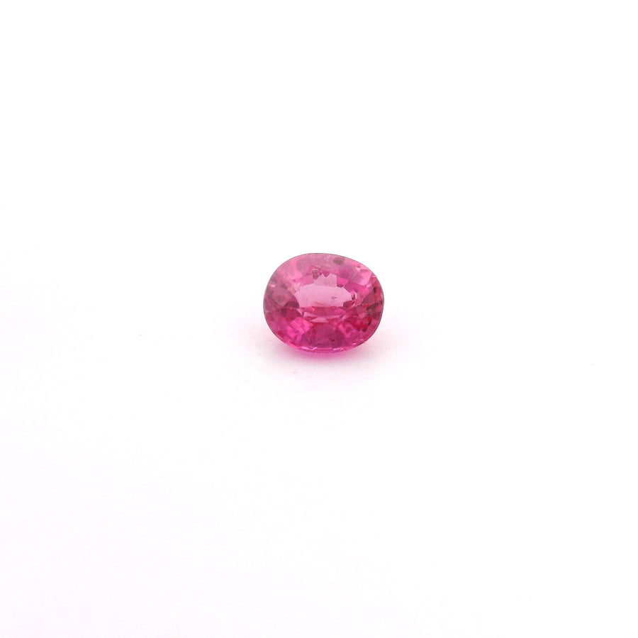 Oval Red Ruby 0.45ct loose gemstone