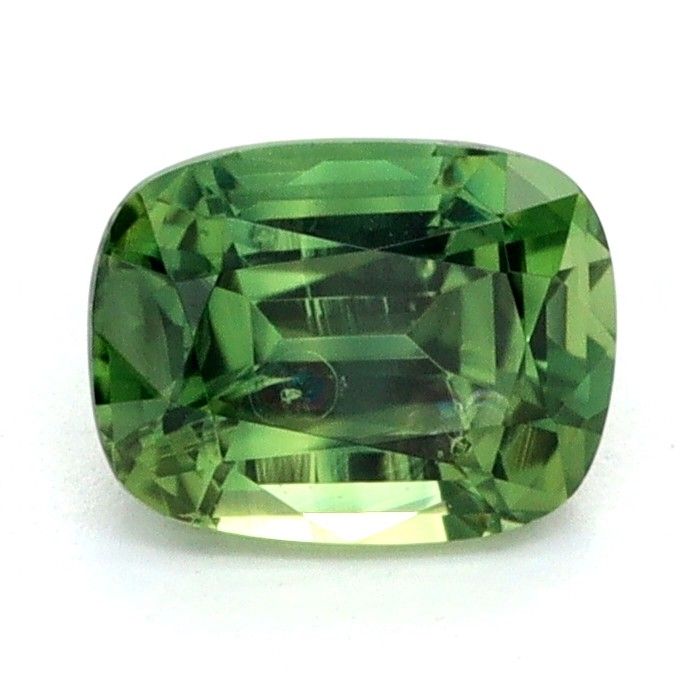 Cushion Green Sapphire 0.62ct loose gemstone