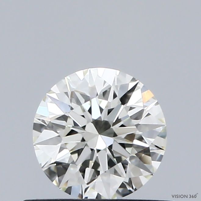 Round Natural Diamond 0.53ct J VVS1