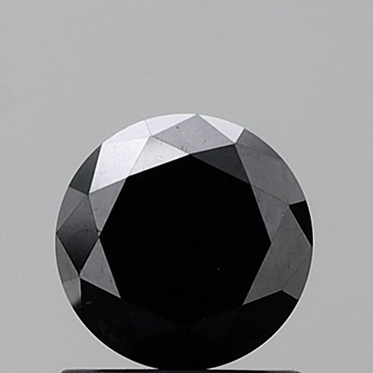 Round Black Natural Diamond 1.25ct VVS2 loose diamond