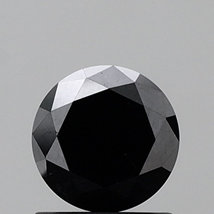 Round Black Natural Diamond 1.25ct VVS2 loose diamond