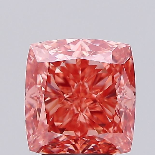 Cushion Fancy Intense Orange Lab-grown Diamond 2.08ct VS1 loose diamond