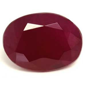 Oval Red Ruby 1.26ct loose gemstone