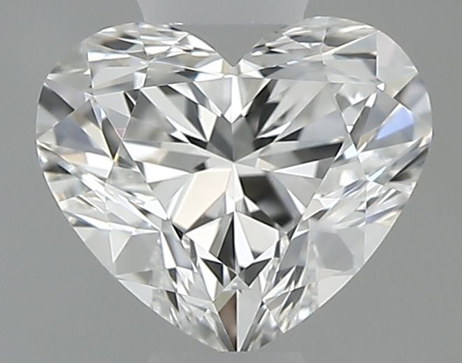 Heart Natural Diamond 0.50ct F VVS2