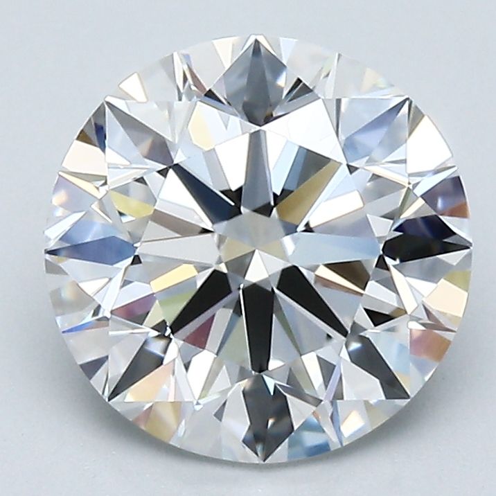 Round Natural Diamond 2.50ct D VVS2