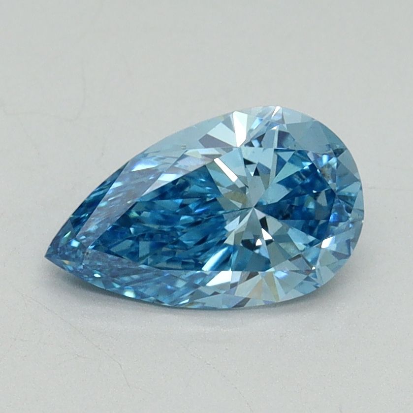 Pear Fancy Vivid Blue Lab-grown Diamond 1ct VS1 loose diamond