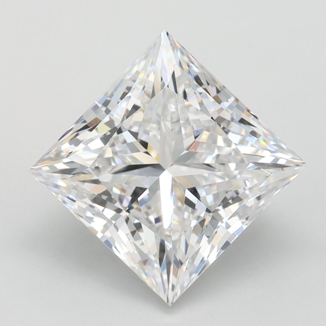 Princess Lab-Grown Diamond 3.28ct D IF