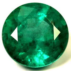 Round Green Emerald 4.03ct loose gemstone