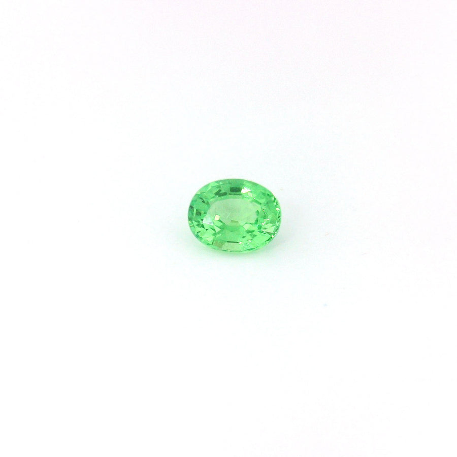 Oval Green Garnet 0.46ct loose gemstone