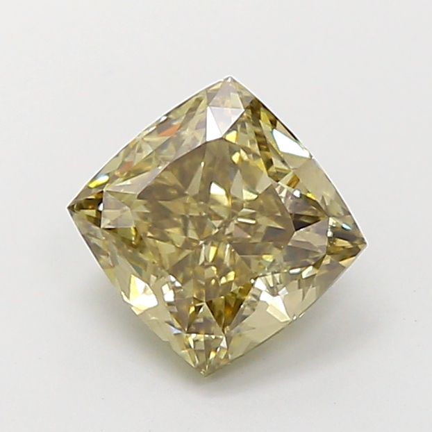 Cushion Fancy Vivid Black Lab-grown Diamond 2.01ct VS1 loose diamond