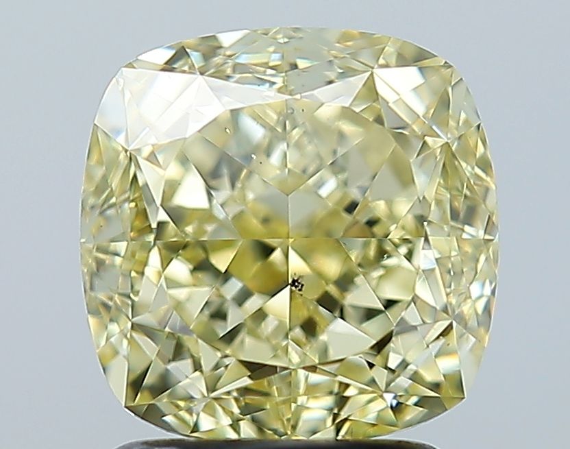 Cushion Fancy Yellow Natural Diamond 2.54ct SI1 loose diamond
