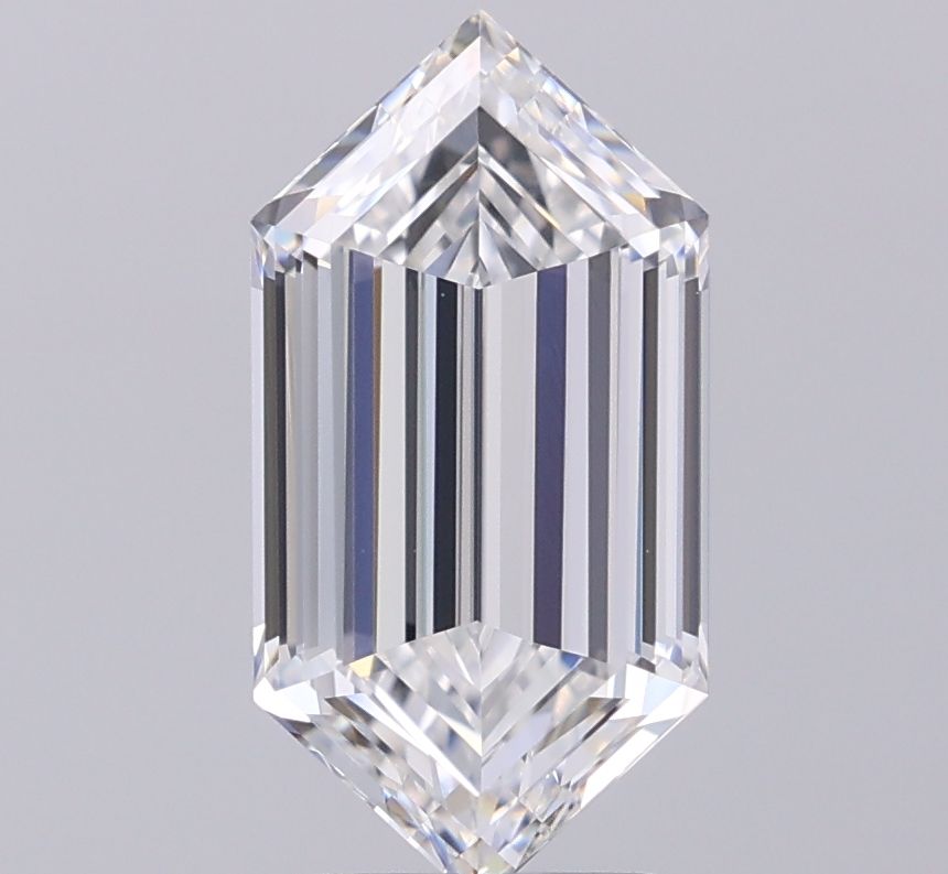 Hexagonal Lab-Grown Diamond 3.03ct D VVS1