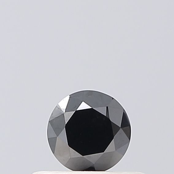 Round Black Natural Diamond 0.27ct VVS2 loose diamond