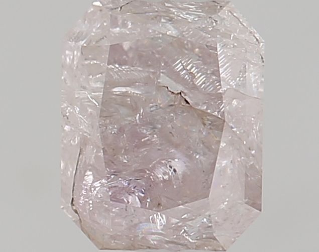 Radiant Light Pink Natural Diamond 0.66ct I3 loose diamond