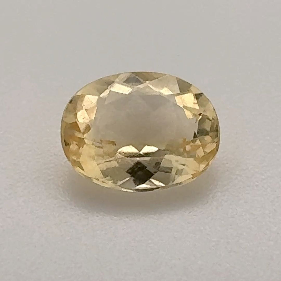 Oval Yellow Topaz 0.94ct loose gemstone